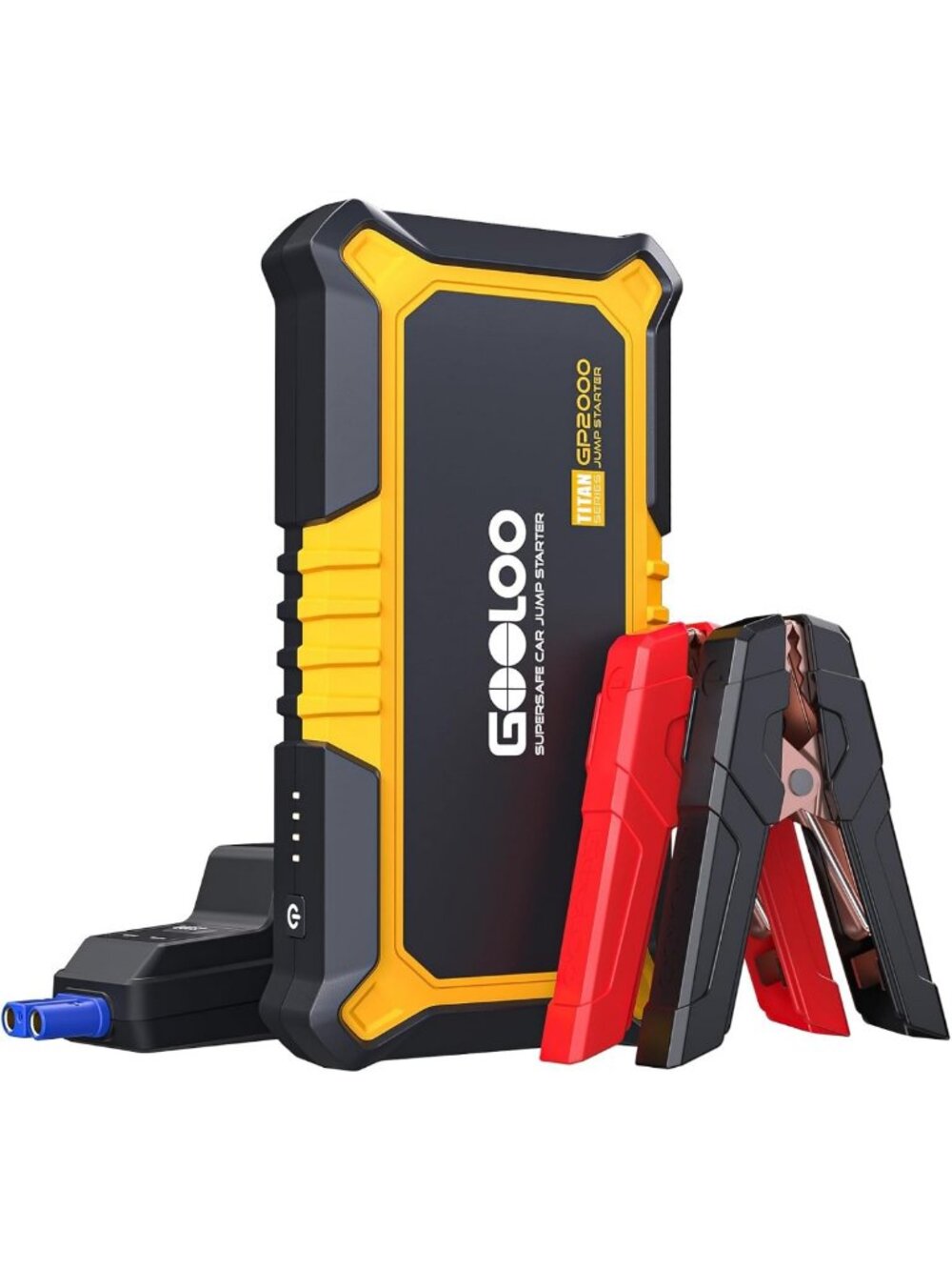Powerful 2000A Portable Car Jump Starter for 12V Vehicles - Compact & Reliable